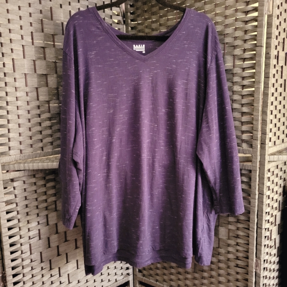 Basic Editions  v-neck, t-shirt 4X